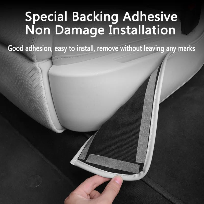 Car Seat Anti-Scratch Leather Protection Sticker – Anti-Kick Pad for Car - Delicate Leather