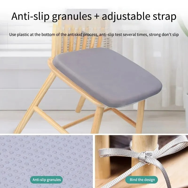 Ergonomic Memory Foam Seat Cushion – Hemorrhoid Relief and Prolonged Sitting Support for Office and Students - Delicate Leather