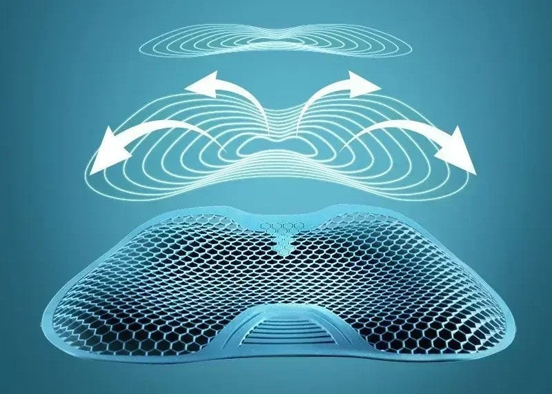 Universal Summer Car Seat Cushion – Breathable Cooling Seat & Backrest Pad | Car Interior Seat Protector - Delicate Leather