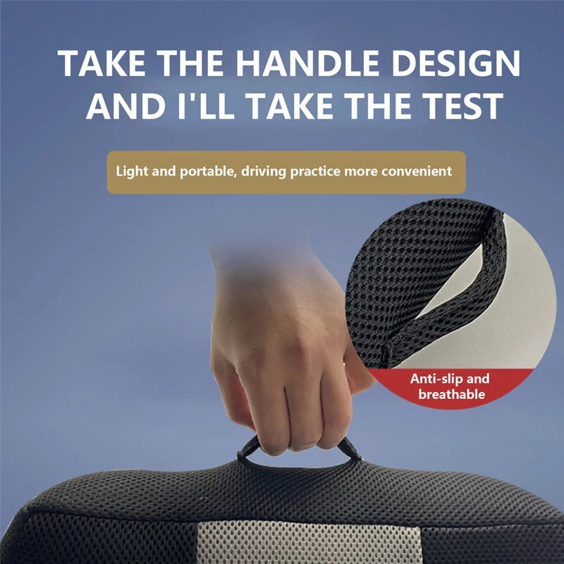 Car Seat Height Boost Cushion – Ergonomic and Breathable for Car, Office, and Home Use