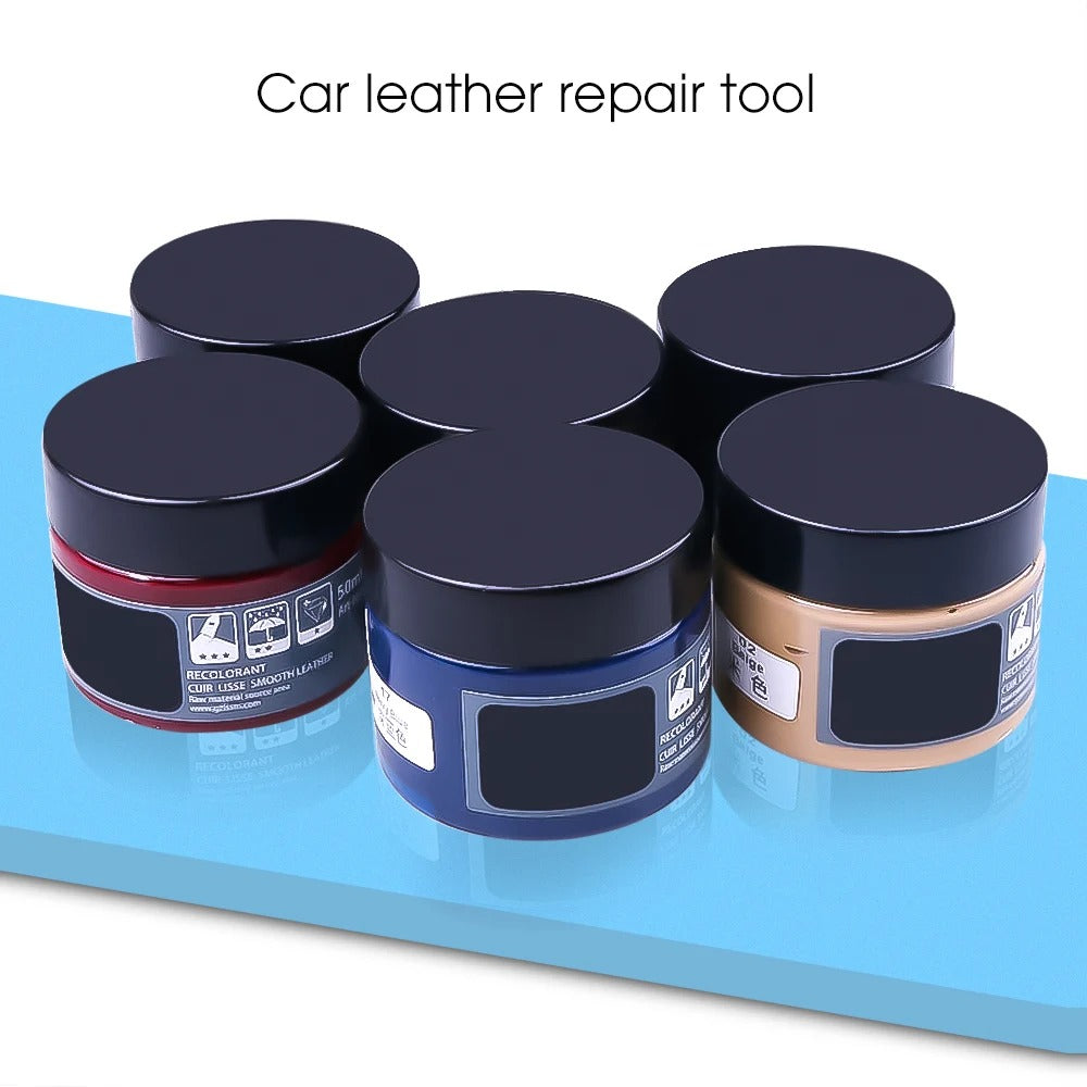 Liquid Skin Leather Repair Kit – No-Heat Restoration for Car Seats, Sofas, and Leather Goods - Delicate Leather