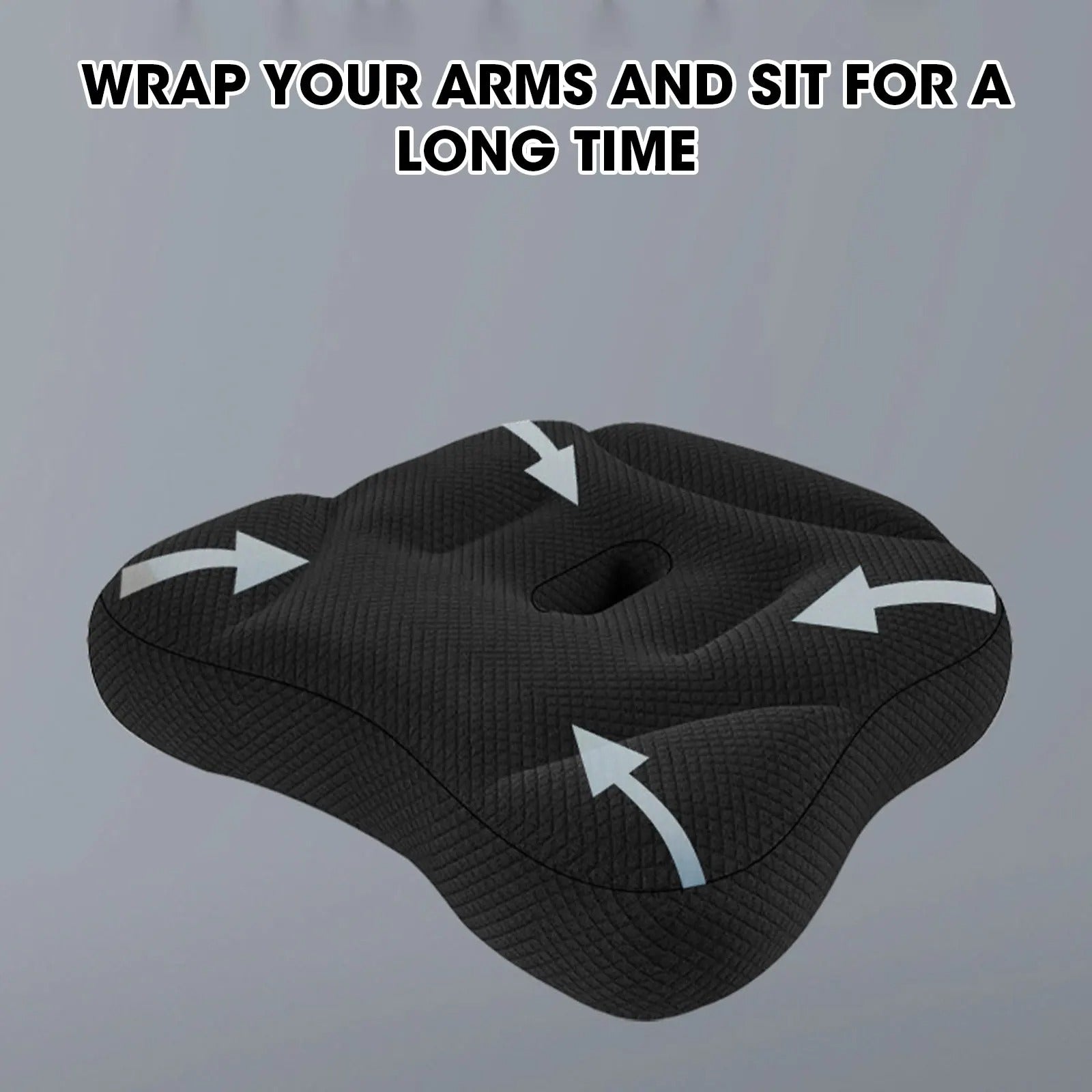 Portable Car Seat Booster Cushion – Breathable Memory Foam Heightening Pad for Improved Driving Comfort and Visibility - Delicate Leather