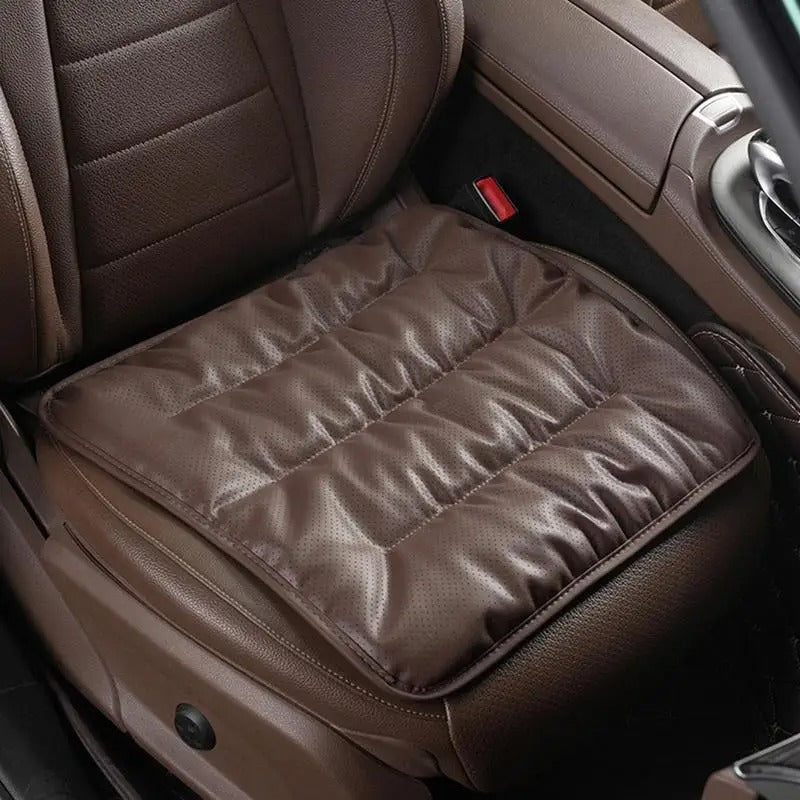 Breathable Faux Leather Car Seat Cushion – Anti-Slip Chair Pad for Comfort & Protection - Delicate Leather