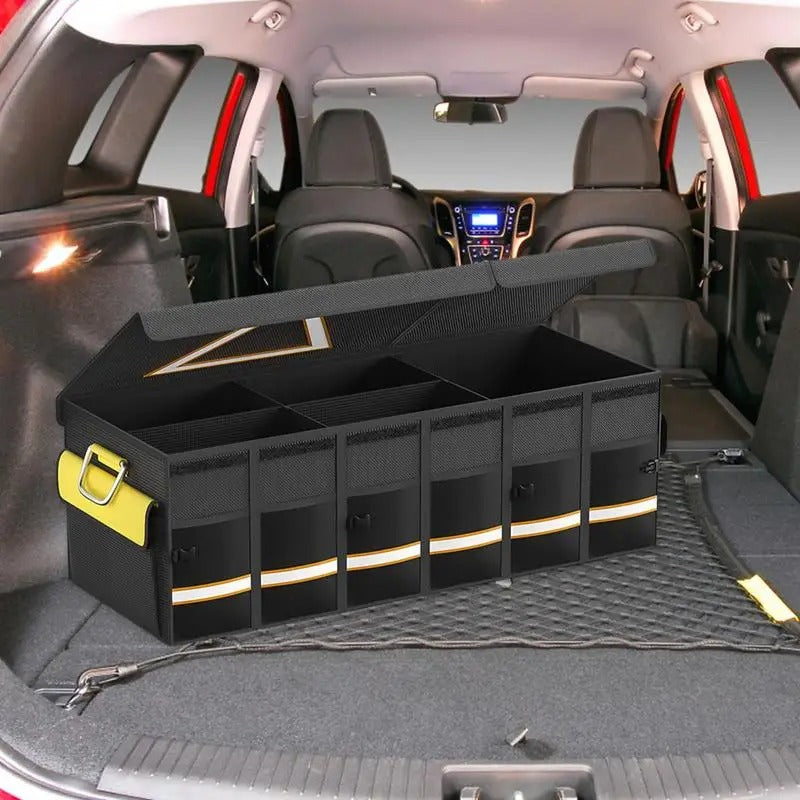 108L Large-Capacity Car Trunk Organizer – Waterproof Oxford Cloth Folding Storage Box