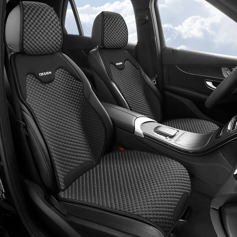 Universal Ice Silk Car Seat Cover - Breathable, Four-Season Protection for Cars - Delicate Leather