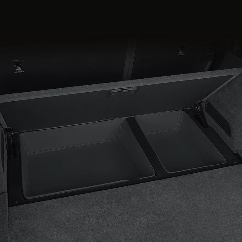 Lower Trunk Storage Bag – PU Leather Silent Pocket for SERES 7 & Huawei AITO M7 - Delicate Leather