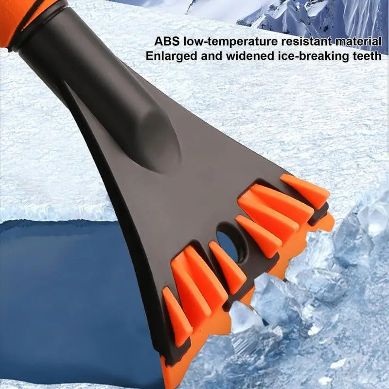 Portable Windshield Scraper – Lightweight Multi-Functional Snow & Ice Removal Tool - Delicate Leather
