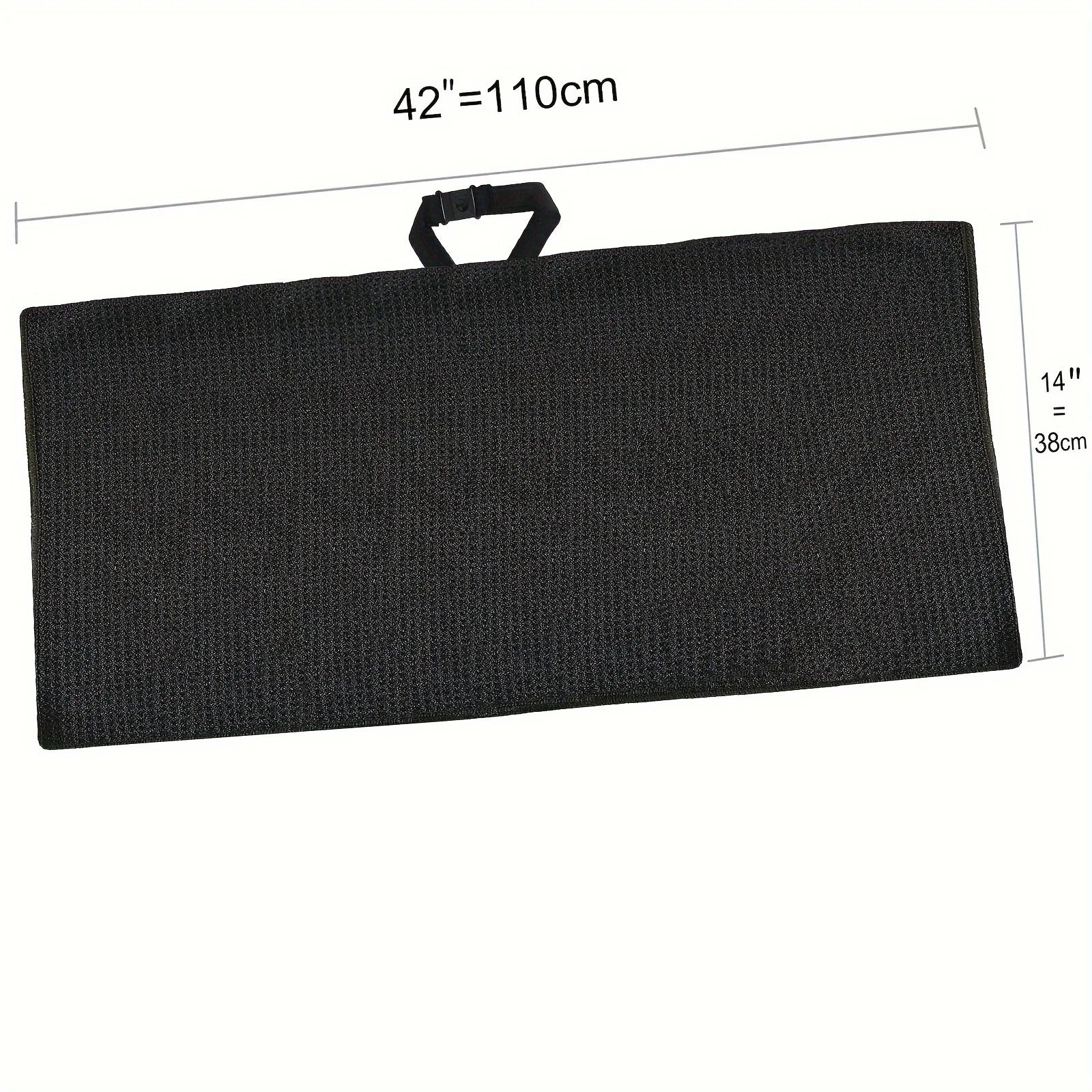 Microfiber Golf Towel with Clip – Waffle Weave Golf Bag Towel for Men - Delicate Leather