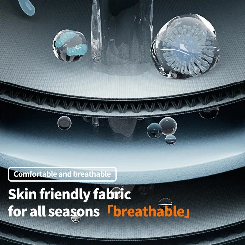 Universal Car Headrest & Lumbar Support Pillow – Memory Foam Neck & Back Cushion - Delicate Leather