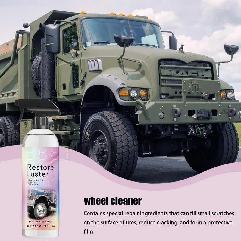 Heavy Duty Wheel & Tire Cleaner – Powerful Stain Remover & Rust Protector (120ml)