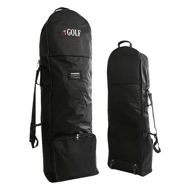 Golf Travel Bag with Wheels – Heavy-Duty Golf Club Cover for Secure Transport - Delicate Leather