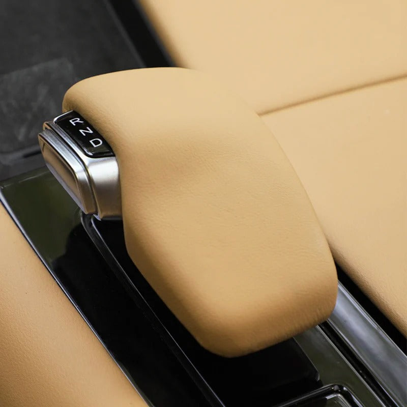 Leather Gear Shift Knob Cover – Gear Head Collar Case for AITO M5 - Delicate Leather
