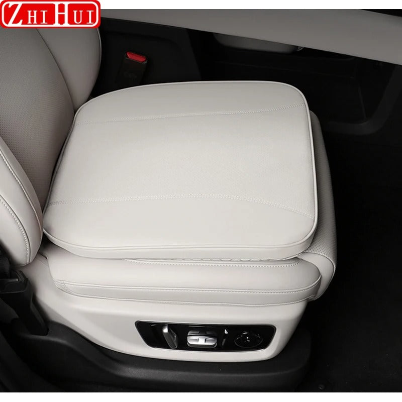 Memory Foam Height-Increasing Car Seat Cushion – All-Season Universal Accessory - Delicate Leather