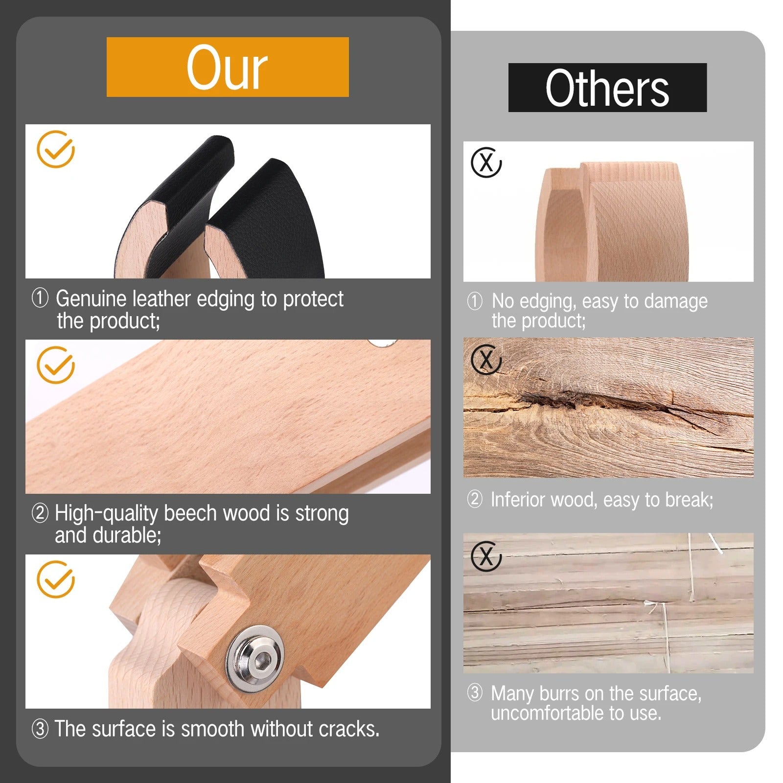 Leather Stitching Sewing Pony – Versatile Clamp with Needles and DIY Handworking Tools Set - Delicate Leather