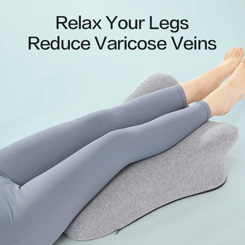 Multifunctional Prone Sleeping Pillow – Ergonomic Memory Foam Cushion for Bed Rest & Relaxation - Delicate Leather