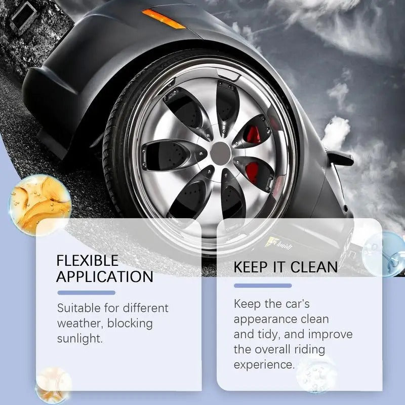 Long-Lasting Tire Detailing Spray – Waterproof Tire Cleaner & Polishing Solution (120ml)