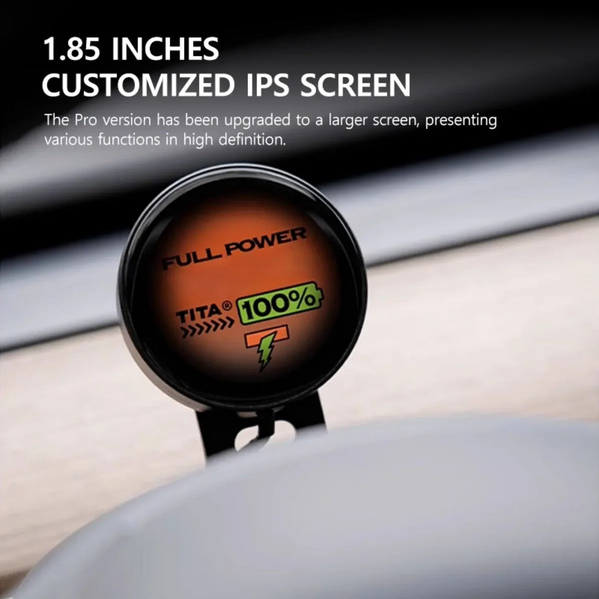 Ultra-Thin Dashboard Display with Wireless Magnetic Charging – Tesla Model Y & Model 3 - Delicate Leather