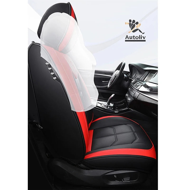 Universal Car Seat Cover for VOLVO Models – XC60, XC90, XC40, XC70, S60L, C30, S80, S90, V50, V60 - Delicate Leather