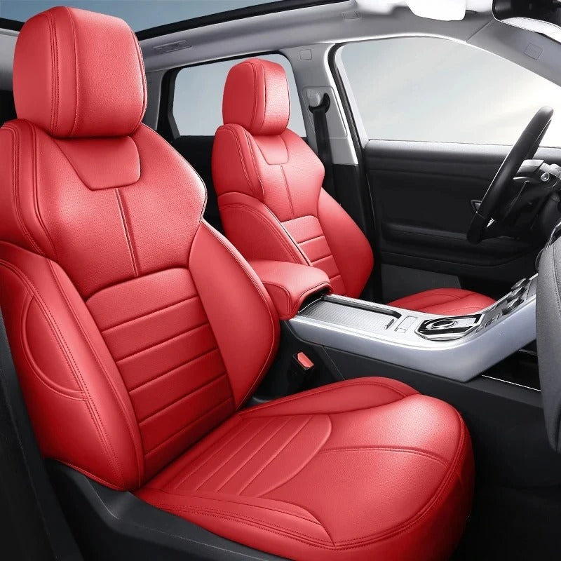 Custom Fit Car Seat Covers – 98% Compatibility for 5-Seater Vehicles - Delicate Leather