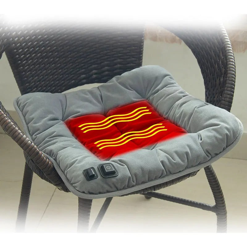 Adjustable Electric Car Seat Heating Pad – Universal Heated Cushion for Winter Comfort - Delicate Leather