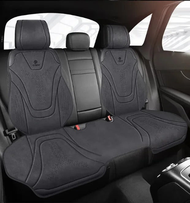 Universal Four-Season Car Seat Cover – Breathable Flax Anti-Slip Protection for Sedans, SUVs, and MPVs - Delicate Leather