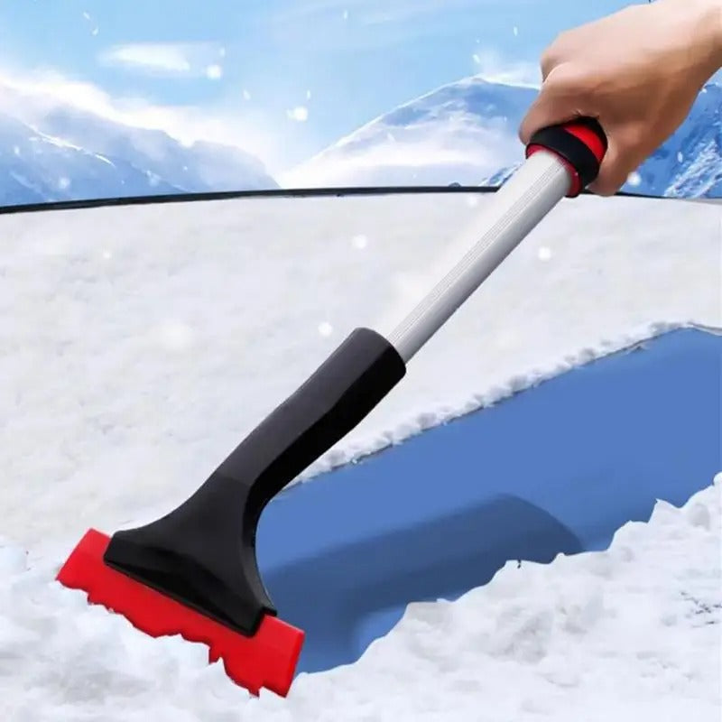 Snow Scraper with Foam Handle – No-Scratch Ice Crusher for Automotive Windows - Delicate Leather