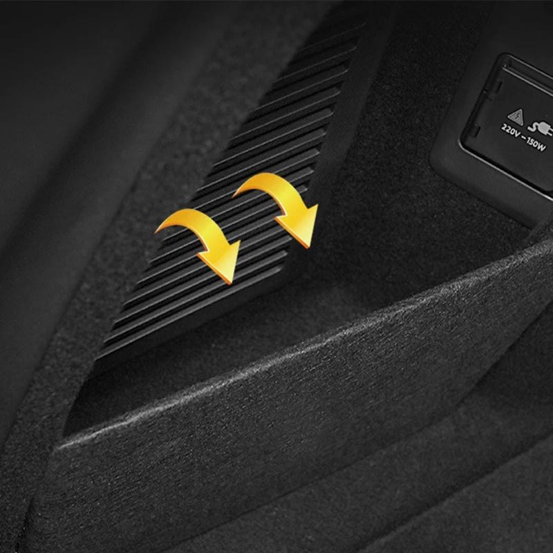 Rear Spare Compartment Partition – Trunk Storage Box for M5 2024-2025 - Delicate Leather