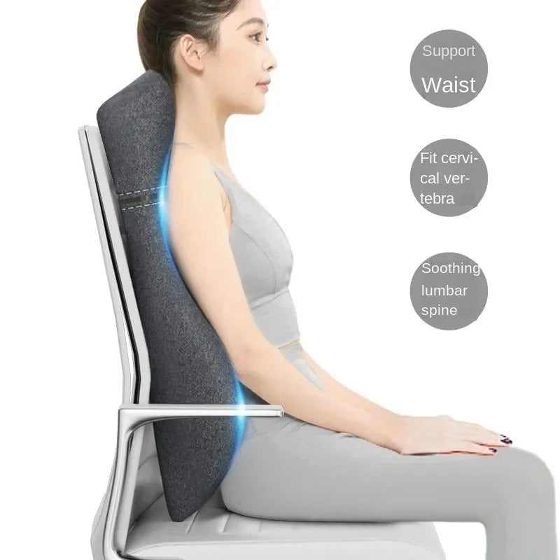 High-Waist Protective Pad – Long Seat Backrest Cushion for Office Chairs, Reclining Pillows, and Napping Comfort