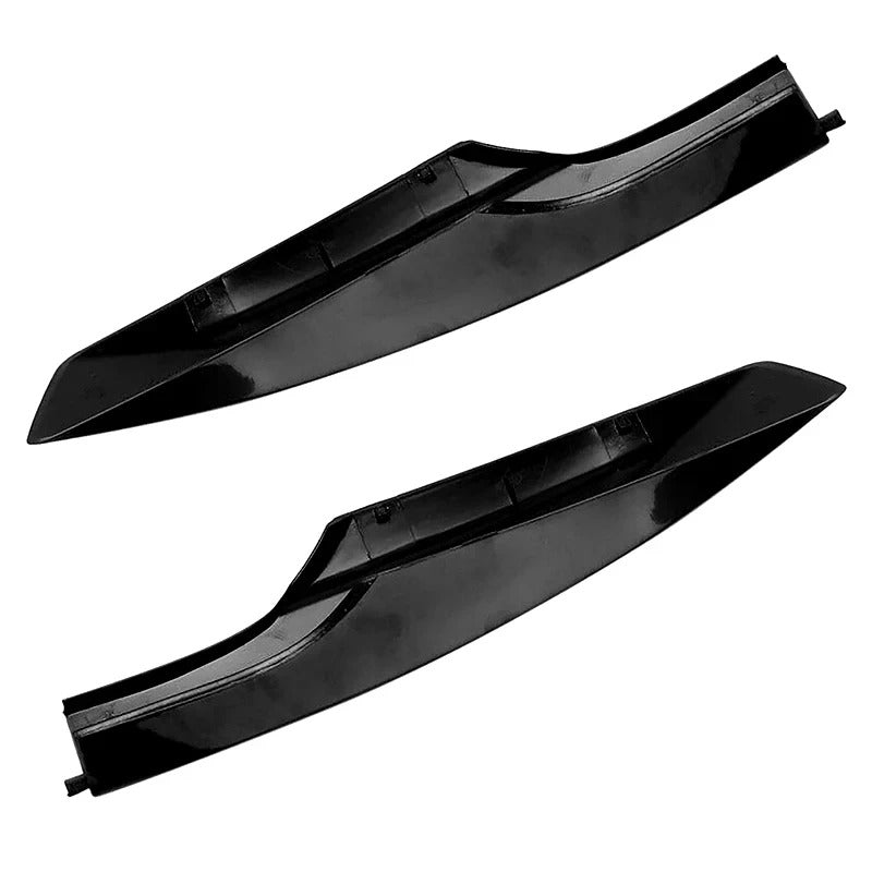 Roof Rack Protection Covers - Black ABS Luggage Rack Covers for Nissan Qashqai 2008-2015 - Delicate Leather