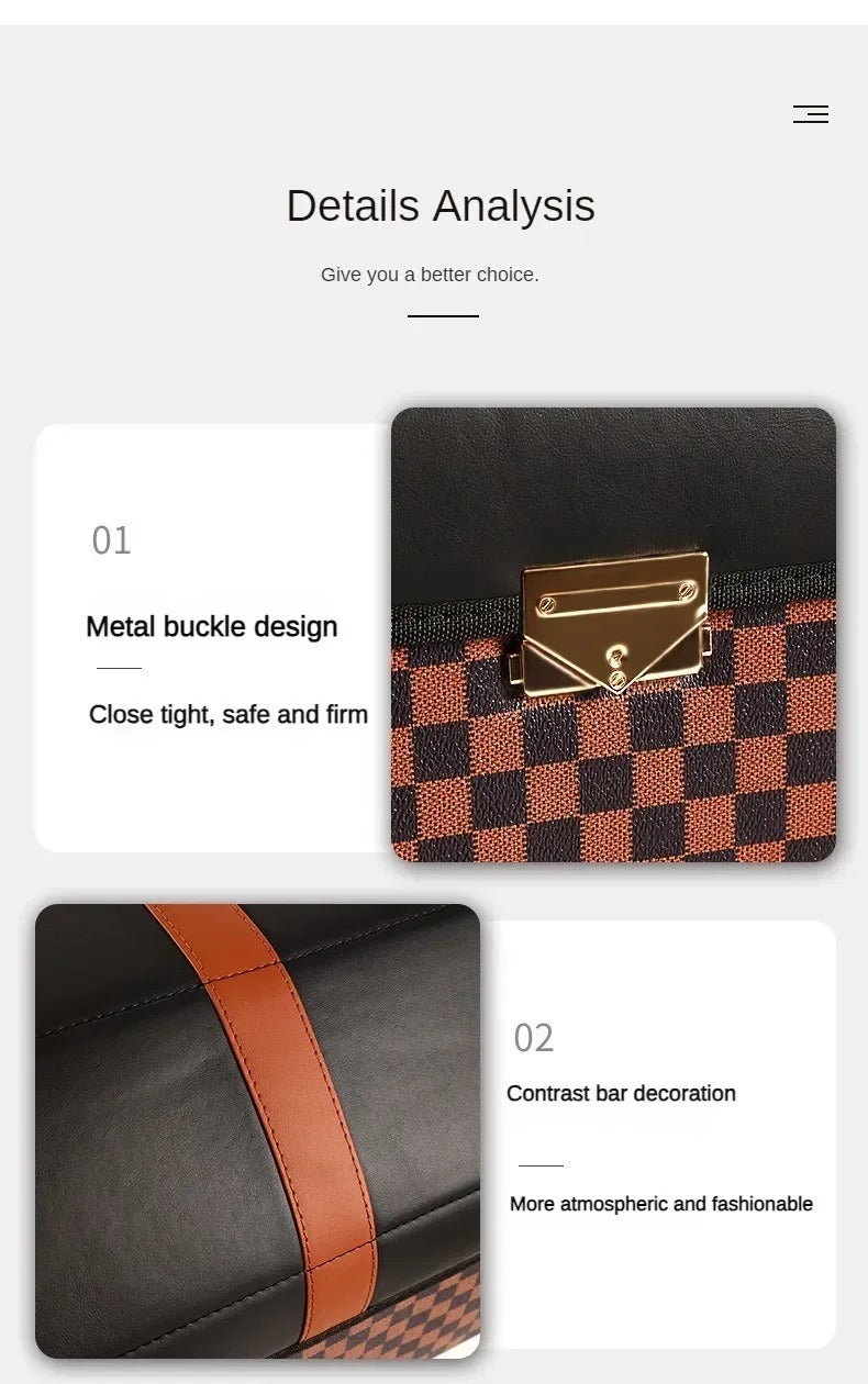 Premium Leather Car Trunk Organizer – Versatile, Foldable Storage Solution for Travel, Camping, and Everyday Car Use - Delicate Leather