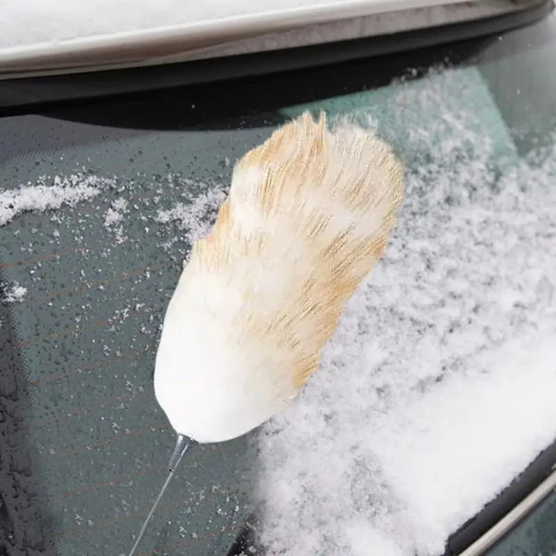 Long Handle Fiber Duster – Bendable Car Dust Cleaner & Washable Household Cleaning Tool - Delicate Leather
