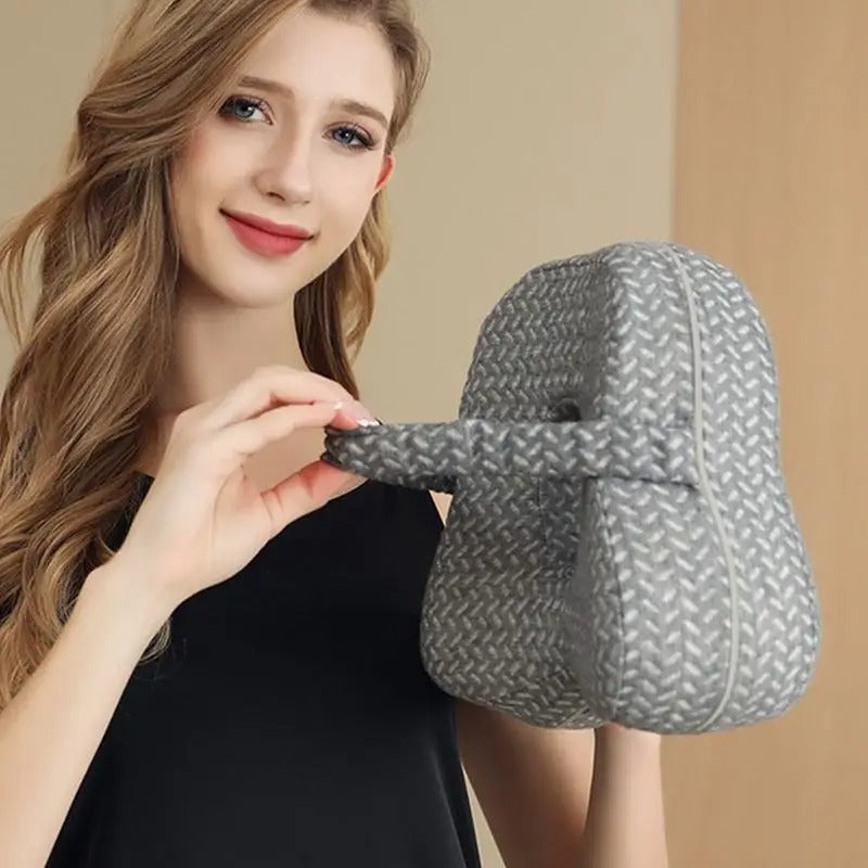 Spine Alignment Pillow – Memory Foam Knee Support for Side Sleepers - Delicate Leather