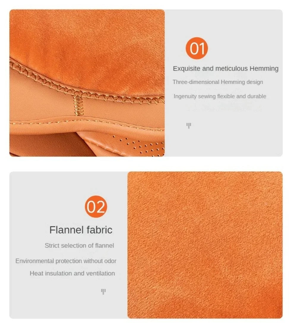 Flannel Universal Car Seat Covers – Stylish, Warm, and Comfortable Full Set for Autumn and Winter - Delicate Leather