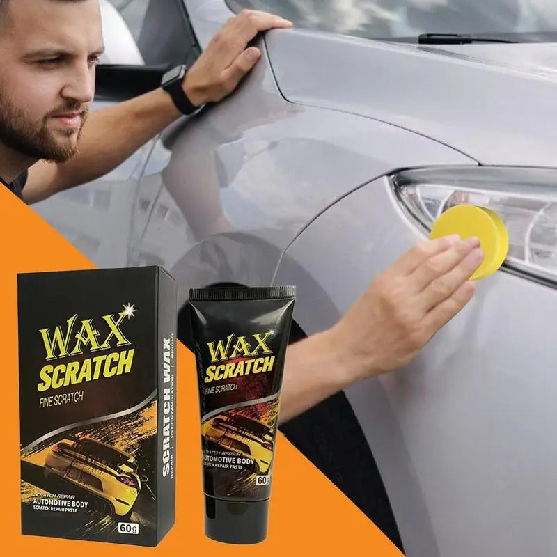 Car Wax Scratch Repair Paste - Professional Auto Polishing Wax for Scratch Removal, Shine & Protection - Delicate Leather