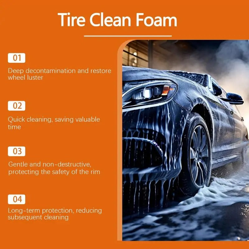 Car Wheel Dust & Oil Mud Remover Spray – 100ml Gentle Cleaning & Protection Solution