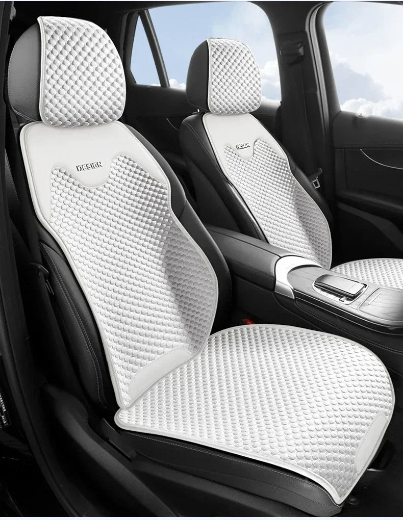 Universal Ice Silk Car Seat Cover - Breathable, Four-Season Protection for Cars - Delicate Leather