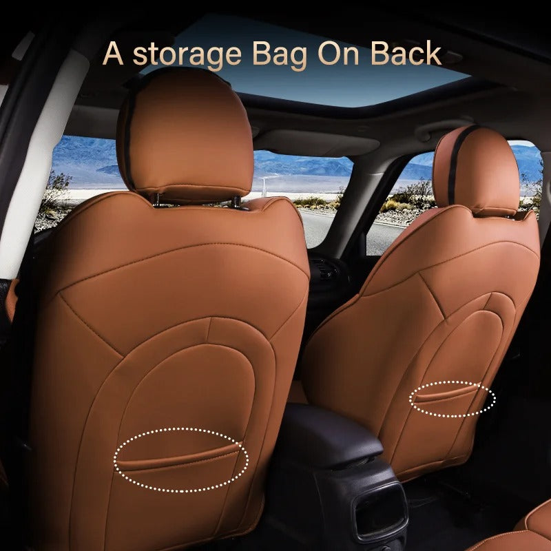 Custom Car Seat Covers for MINI Cooper F55/F56/F57 (2014-2023) – Durable PVC Leather Protection