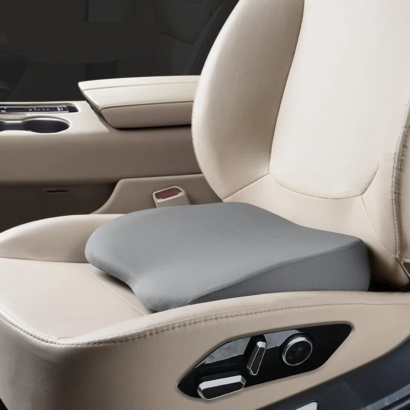 Thickened Driver Booster Seat Cushion – All-Season Seat Pad for Height & Lumbar Support