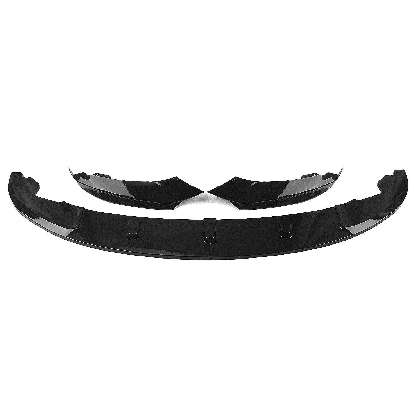 Gloss Black/Carbon Fiber Look Front Bumper Spoiler Lip for BMW F32/F33/F36 4 Series M Sport (2014-2020)