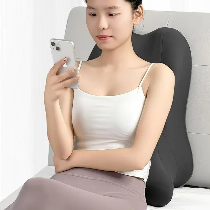 Memory Foam Sleeping Pillow – Soft Foldable Cushion with Washable Cover - Delicate Leather