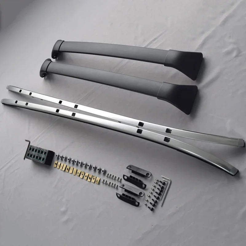 Aluminum Alloy Roof Rack Crossbars for Mazda CX-5 (2016-2024) - Luggage Carrier Top Rail Bars - Delicate Leather