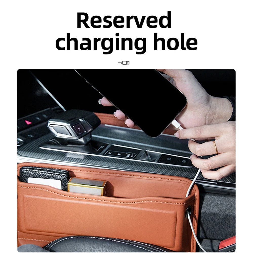 Universal Car Seat Gap Storage Box – Multifunctional Seat Gap Pocket Organizer