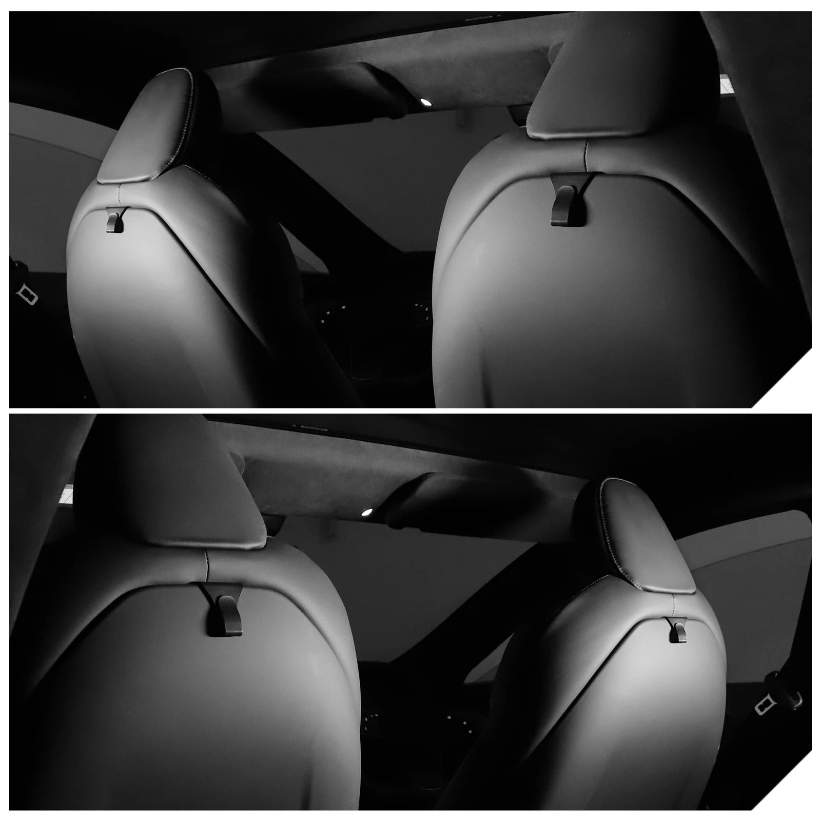 Tesla Model X/S 2024 Front Seat Backrest Hook – Convenient Car Storage Organizer - Delicate Leather