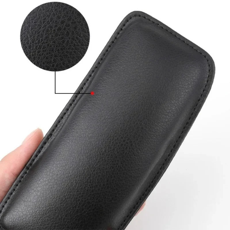 Universal Leather Knee Pad – Memory Foam Cushion for Car Interior Thigh Support - Delicate Leather