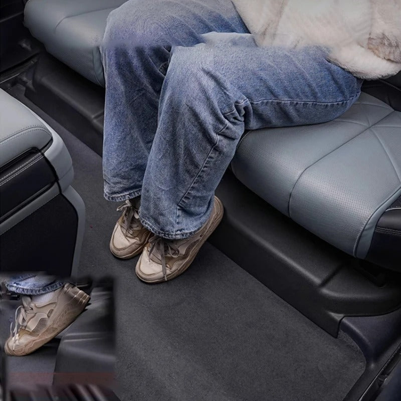 Leopard 5 Underseat Anti-Kick Pad – Front and Rear Seat Protective Pads for TPE Interior Decoration - Delicate Leather