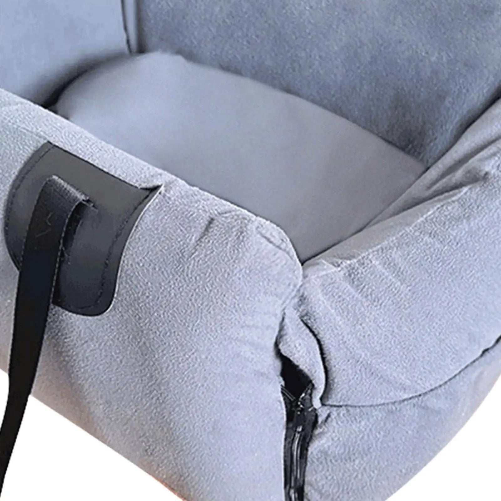 Small Dog Car Seat & Handbag – Portable Travel Bed for Pets - Delicate Leather