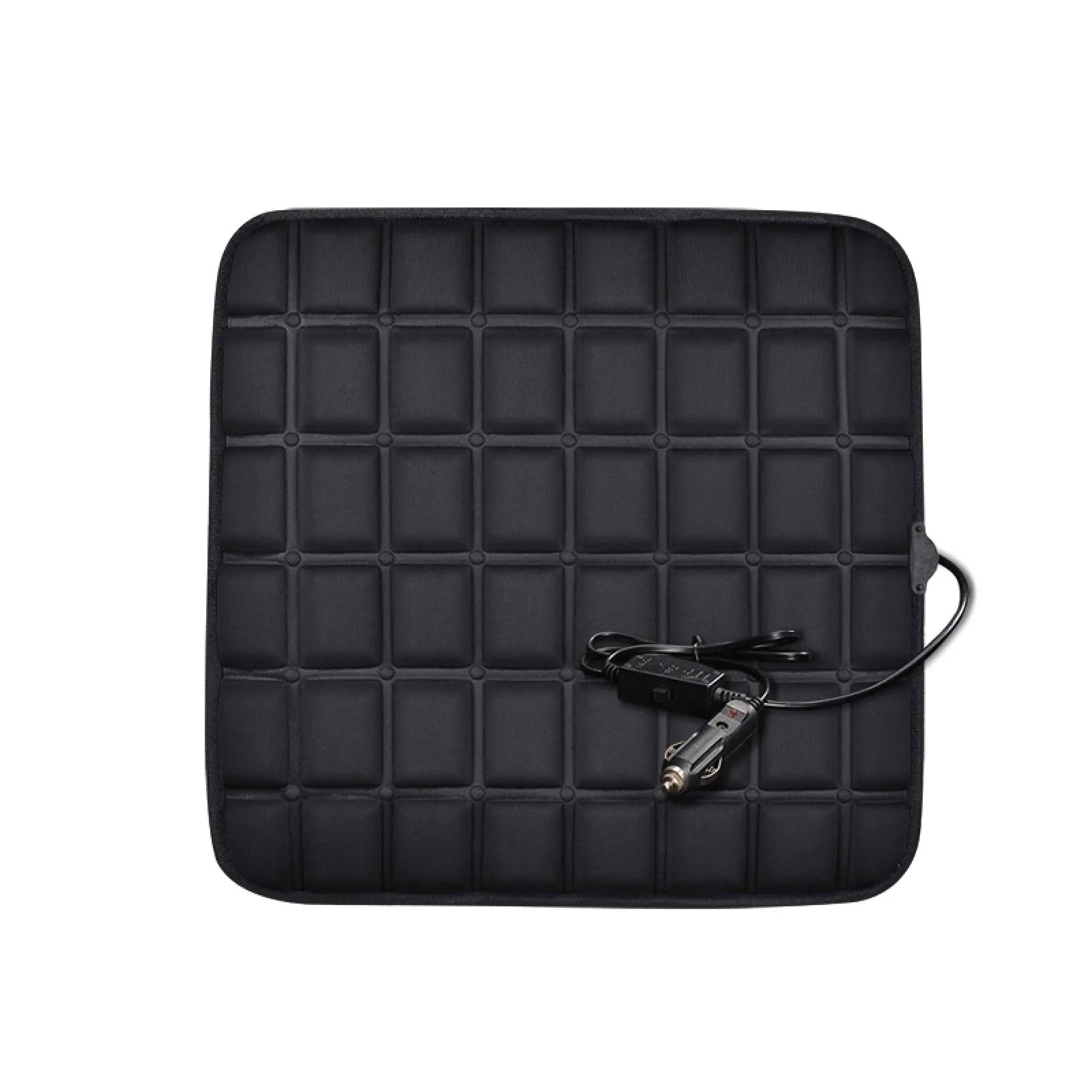 Universal Car Seat Heater Cushion – 12V Winter Heated Seat Cover with High/Low Temperature Control - Delicate Leather