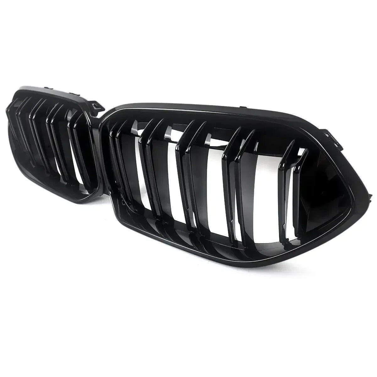 Gloss Black Dual Slats Front Bumper Grille for BMW F44 220i Gran Coupe (2020-2022)