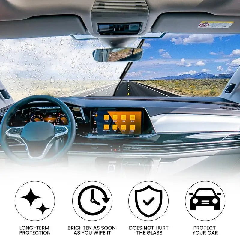 Glass Oil Film Removal Wipes – Convenient Car Glass Cleaner for Spotless Windshields
