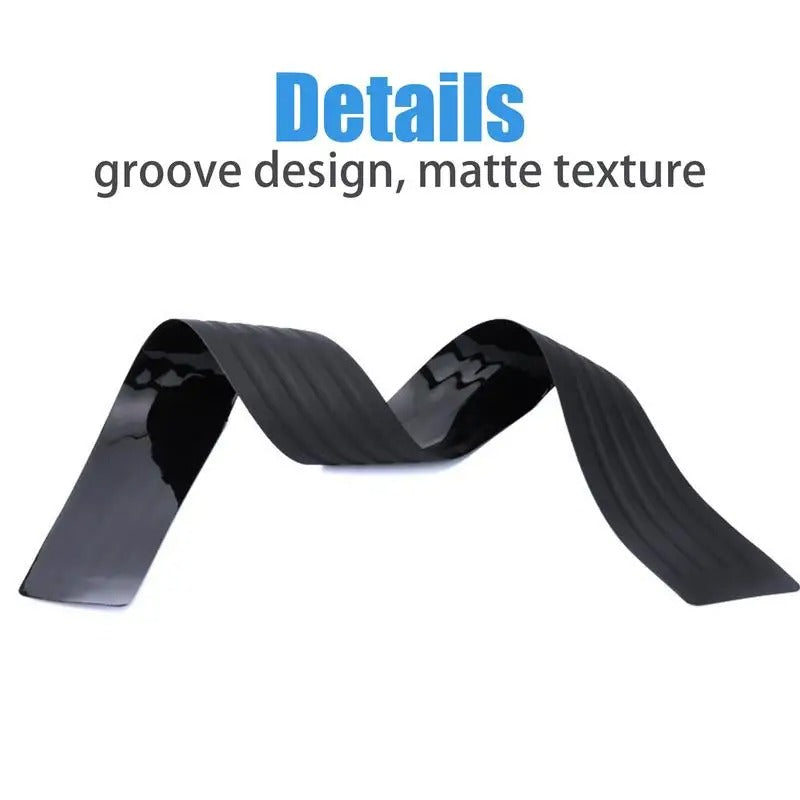 Car Bumper Guard – Anti-Collision Adhesive Protector Strip for Cars, Trucks & SUVs - Delicate Leather